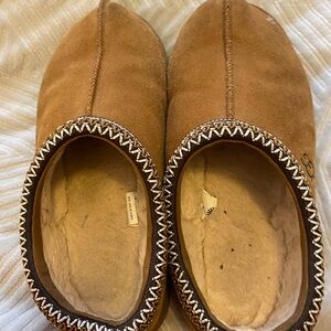 Cozy Brown Suede Slippers